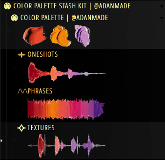 COLOR PALETTE STASH KIT